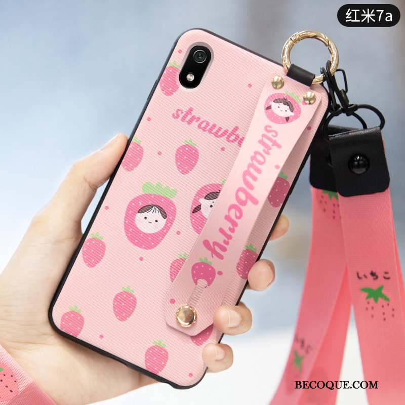 Redmi 7a Coque Incassable Frais Fraise Tout Compris Étui Petit