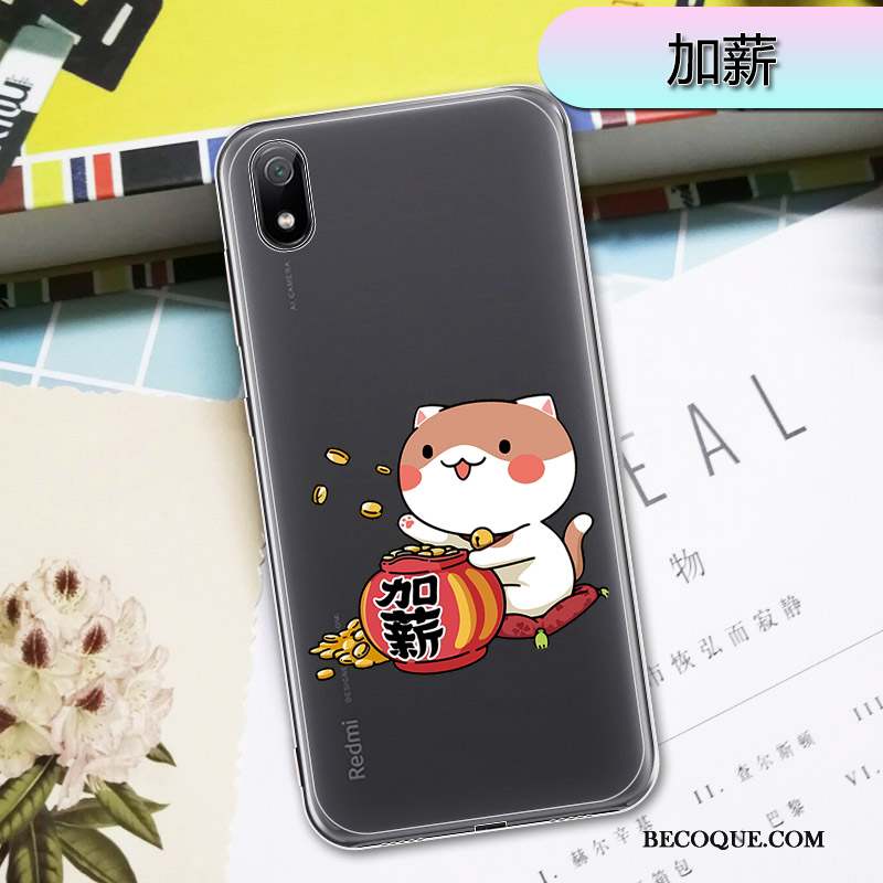 Redmi 7a Coque Mode Créatif De Téléphone Incassable Rouge