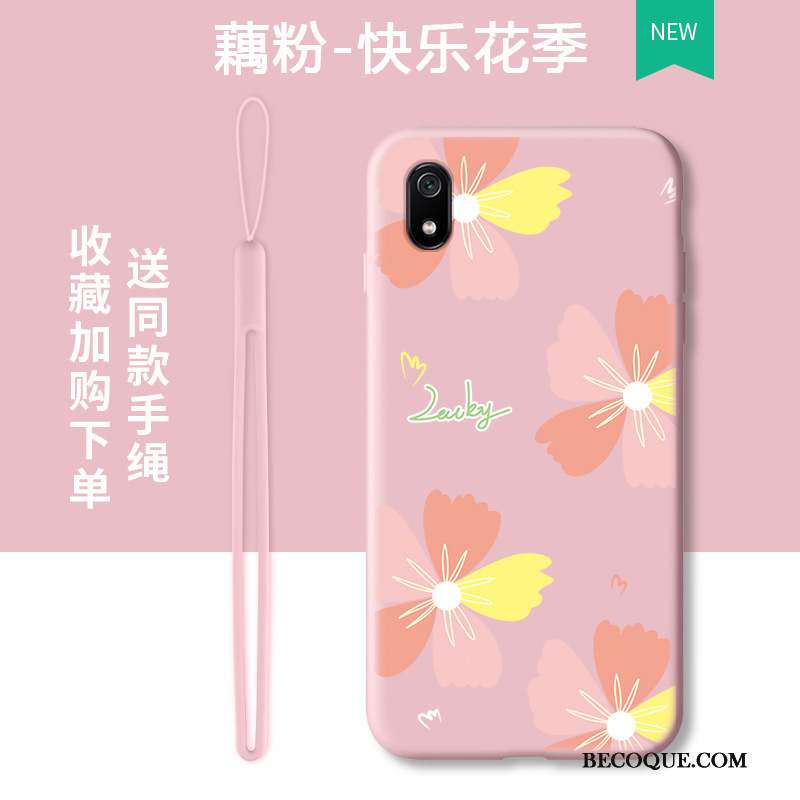 Redmi 7a Coque Net Rouge Personnalité Incassable Tout Compris Mode Protection