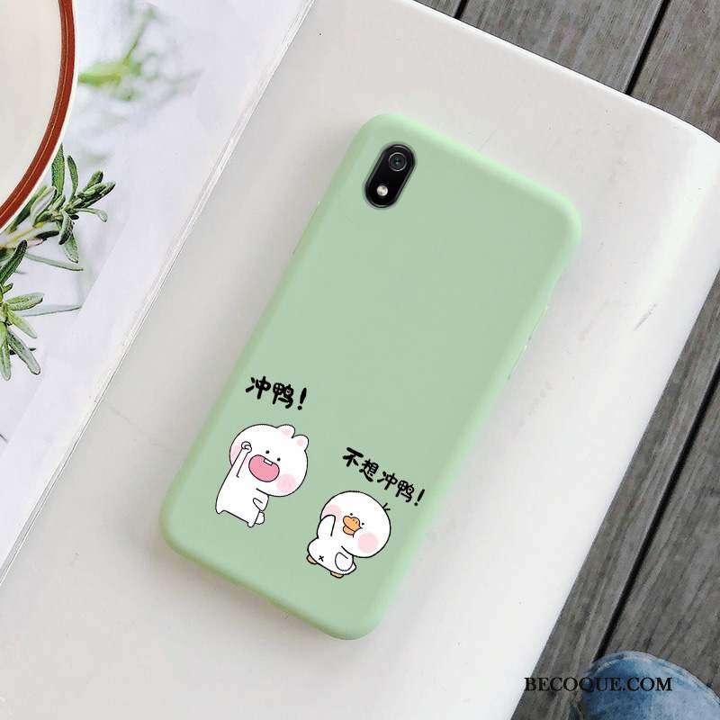 Redmi 7a Coque Étudiant Protection Très Mince Créatif Étui Dessin Animé