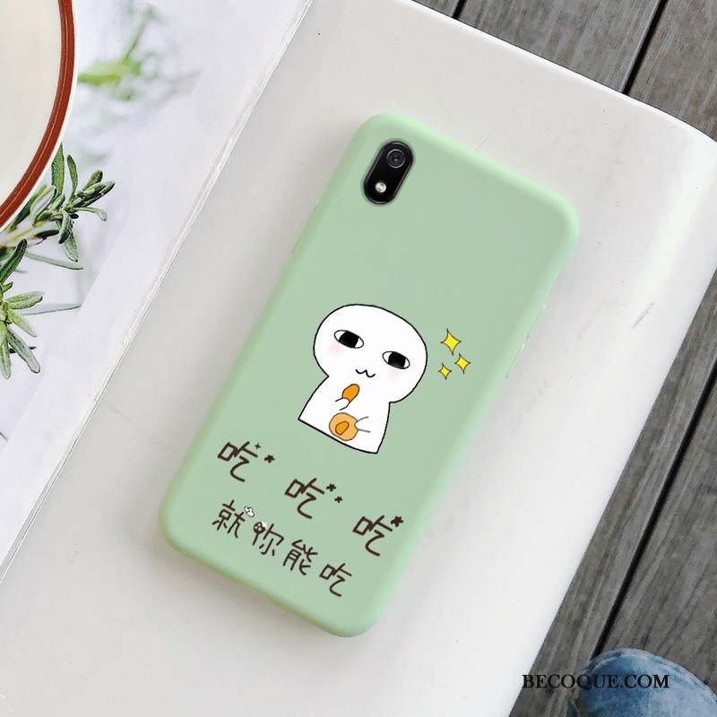 Redmi 7a Coque Étudiant Protection Très Mince Créatif Étui Dessin Animé