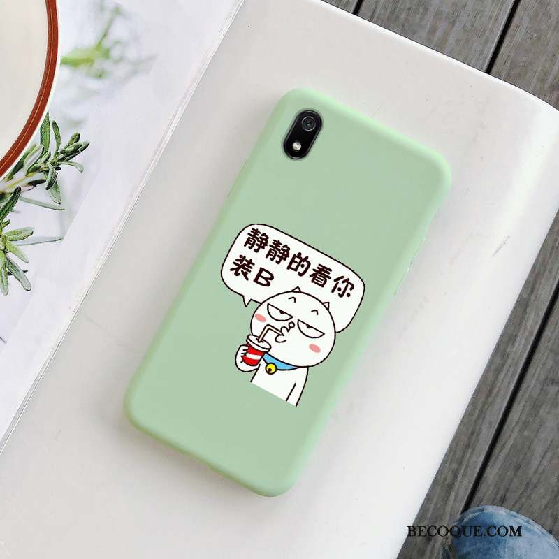 Redmi 7a Coque Étudiant Protection Très Mince Créatif Étui Dessin Animé