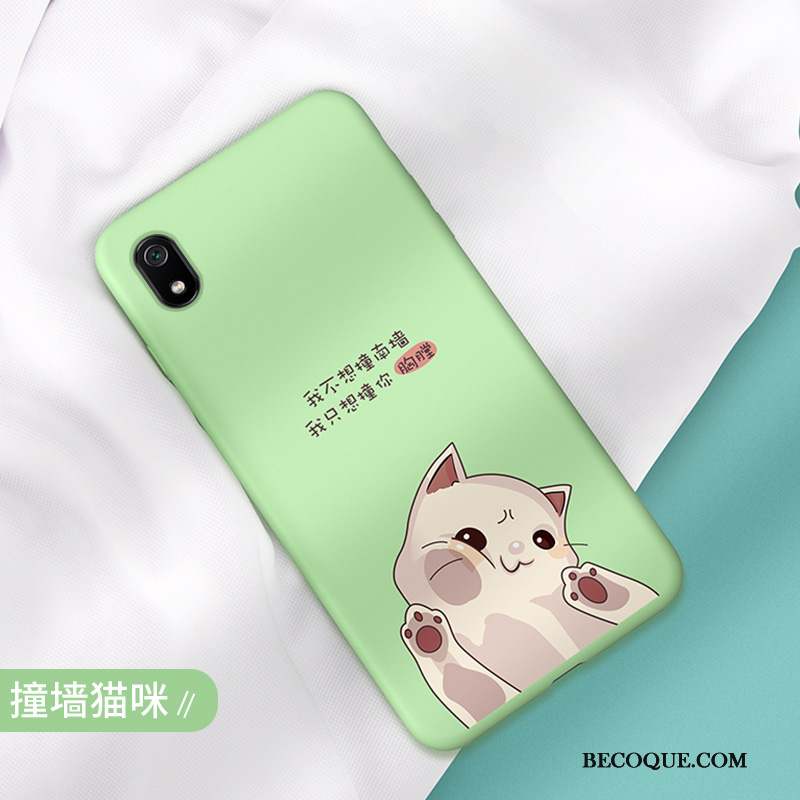 Redmi 7a Dessin Animé Coque De Téléphone Rouge Charmant Ornements Suspendus Fluide Doux