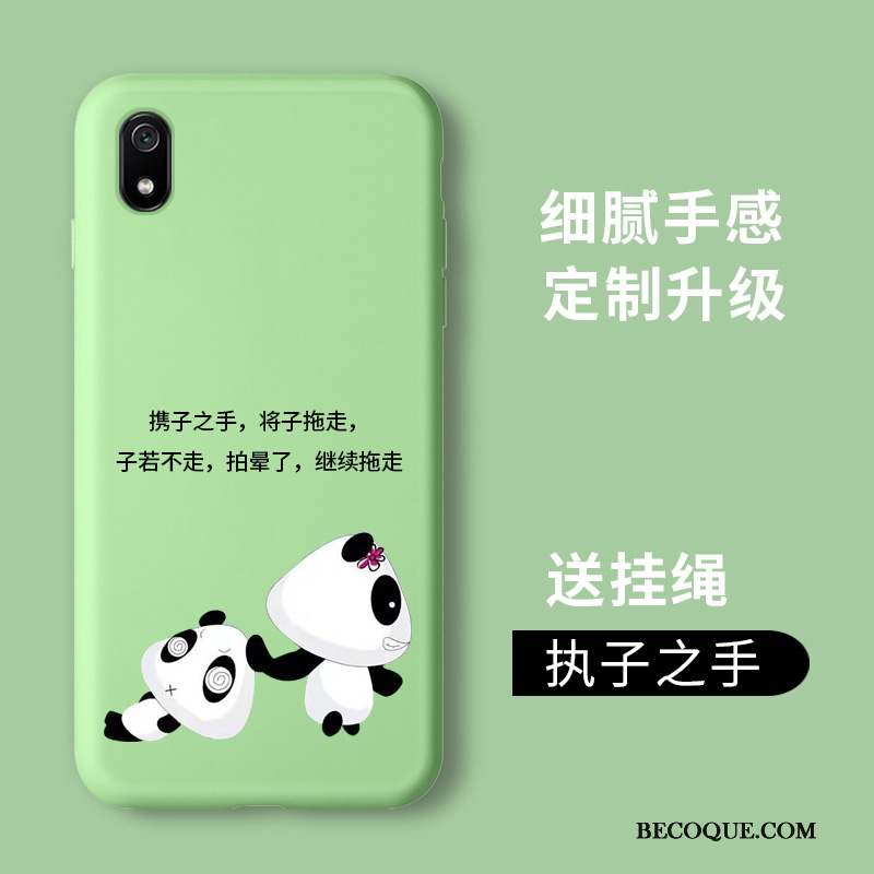 Redmi 7a Incassable Coque De Téléphone Membrane Petit Tempérer Vert