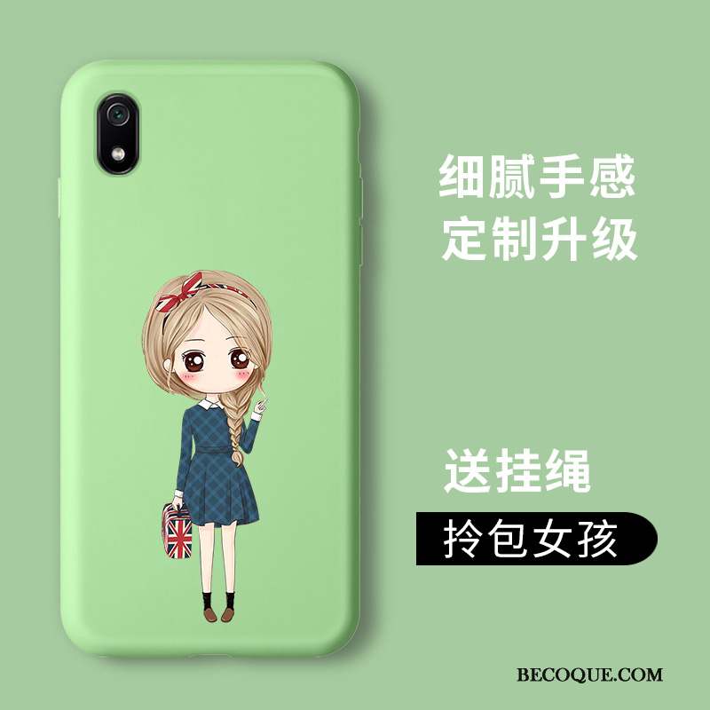 Redmi 7a Incassable Coque De Téléphone Membrane Petit Tempérer Vert