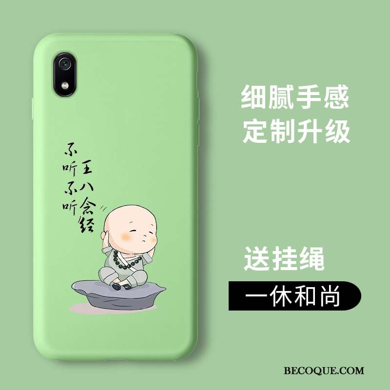 Redmi 7a Incassable Coque De Téléphone Membrane Petit Tempérer Vert