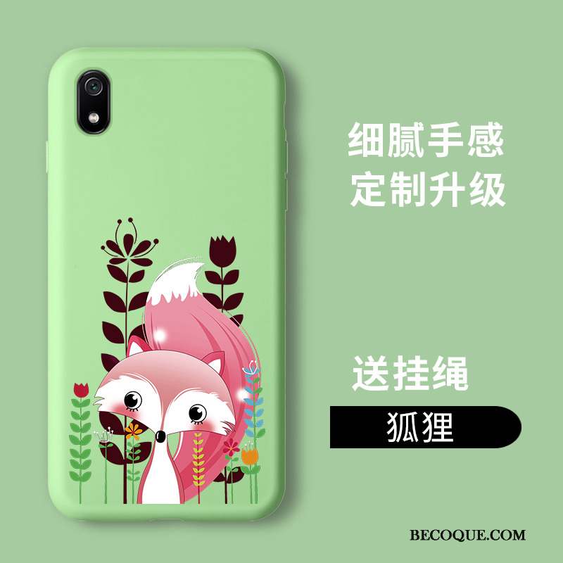 Redmi 7a Incassable Coque De Téléphone Membrane Petit Tempérer Vert