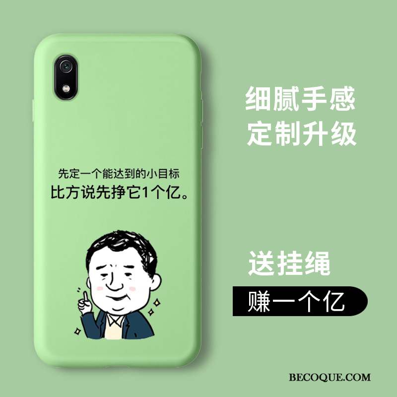 Redmi 7a Incassable Coque De Téléphone Membrane Petit Tempérer Vert