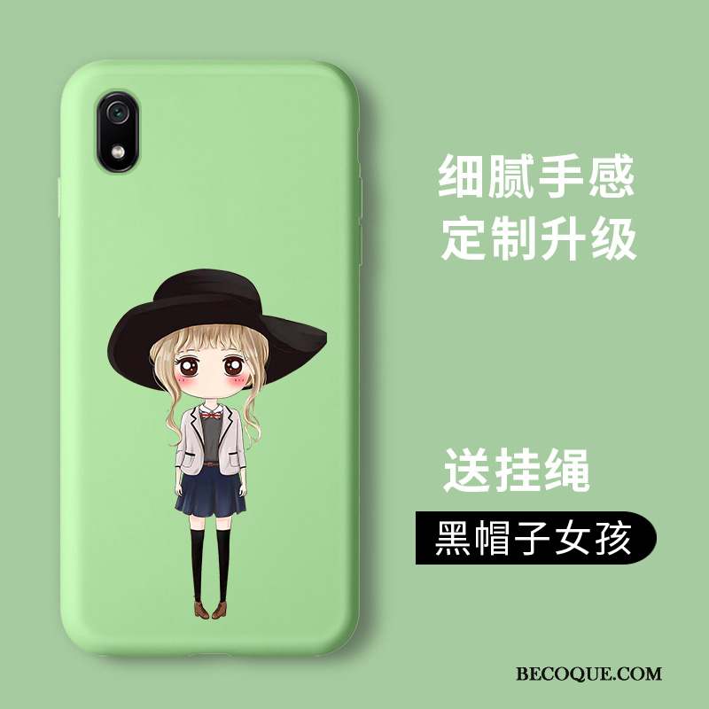 Redmi 7a Incassable Coque De Téléphone Membrane Petit Tempérer Vert