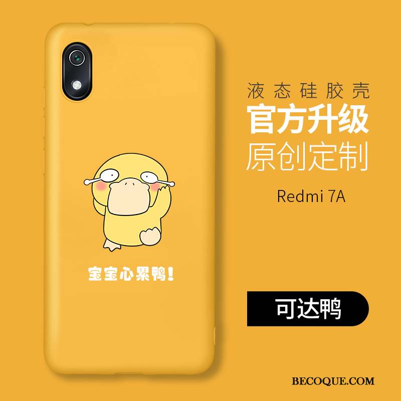 Redmi 7a Incassable Créatif Tout Compris Coque Rose Personnalité