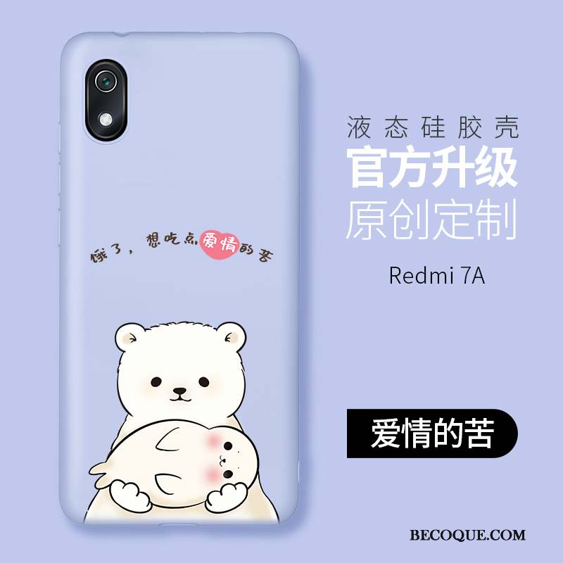 Redmi 7a Incassable Créatif Tout Compris Coque Rose Personnalité