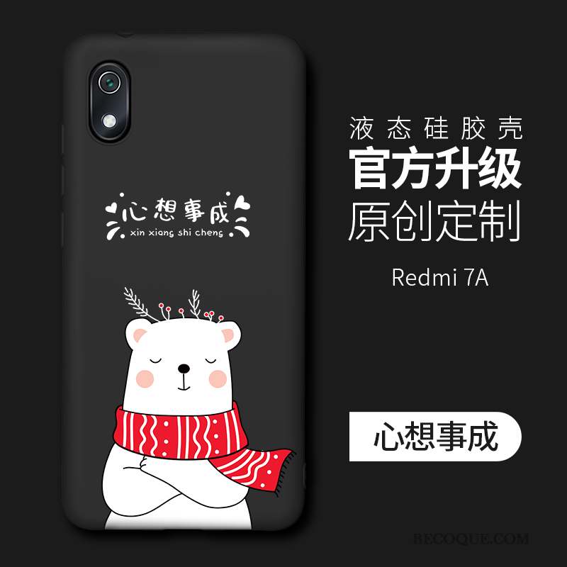 Redmi 7a Incassable Créatif Tout Compris Coque Rose Personnalité