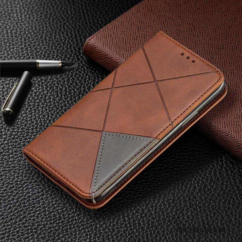 Redmi 8 Coque Automatique Tout Compris Protection Étui Étui En Cuir Noir