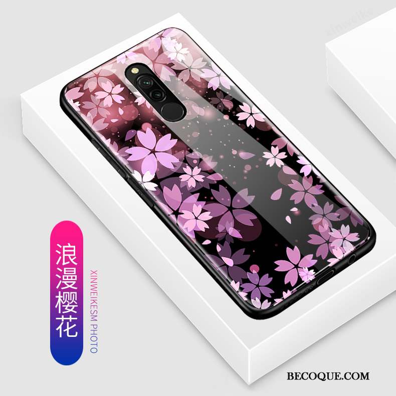 Redmi 8 Coque Incassable Petit Verre Protection Étui Tout Compris