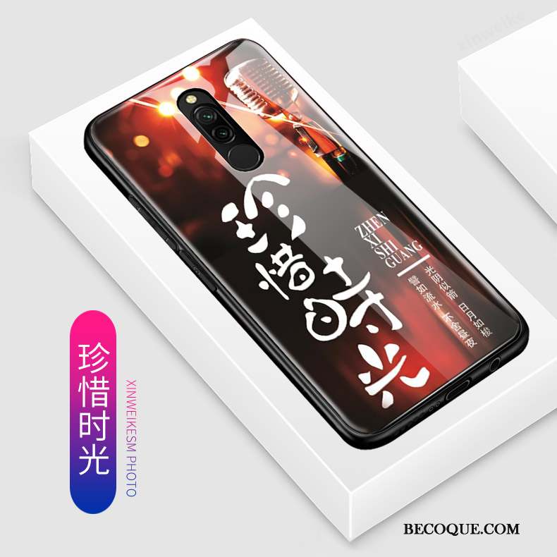 Redmi 8 Coque Incassable Petit Verre Protection Étui Tout Compris