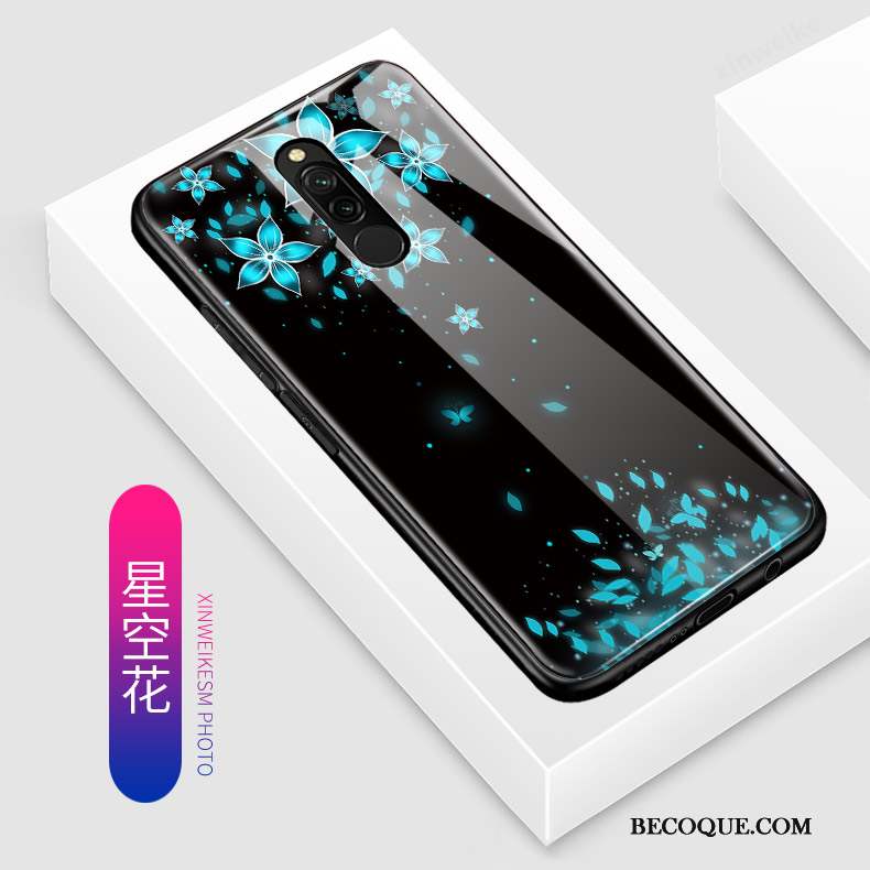 Redmi 8 Coque Incassable Petit Verre Protection Étui Tout Compris