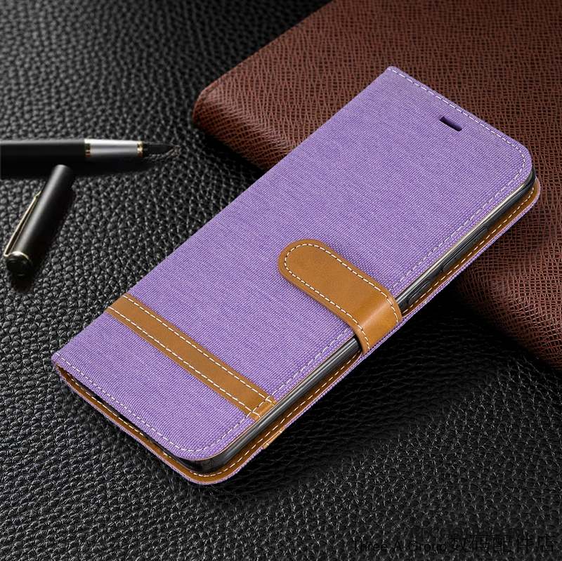 Redmi 8 Housse Carte Petit Étui En Cuir Business Coque De Téléphone