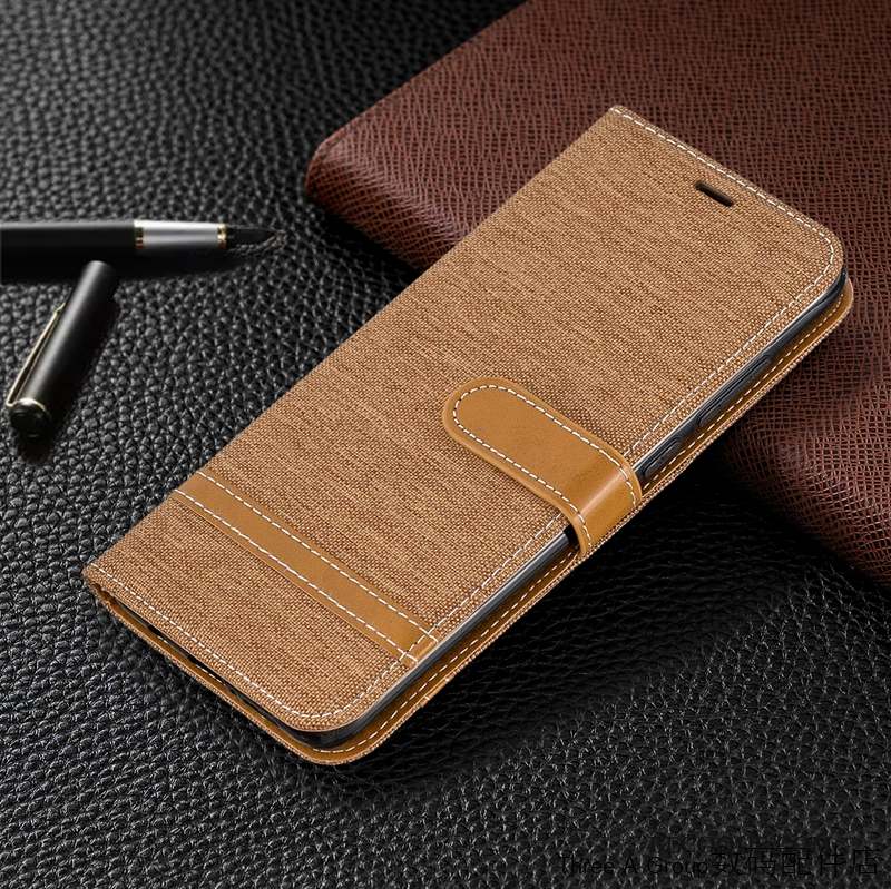 Redmi 8 Housse Carte Petit Étui En Cuir Business Coque De Téléphone