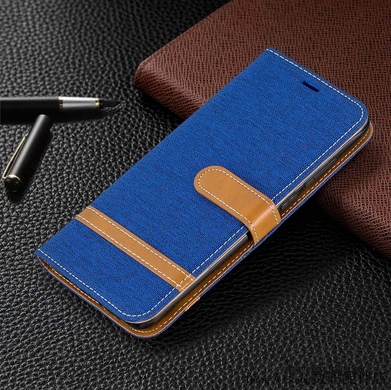 Redmi 8 Housse Carte Petit Étui En Cuir Business Coque De Téléphone