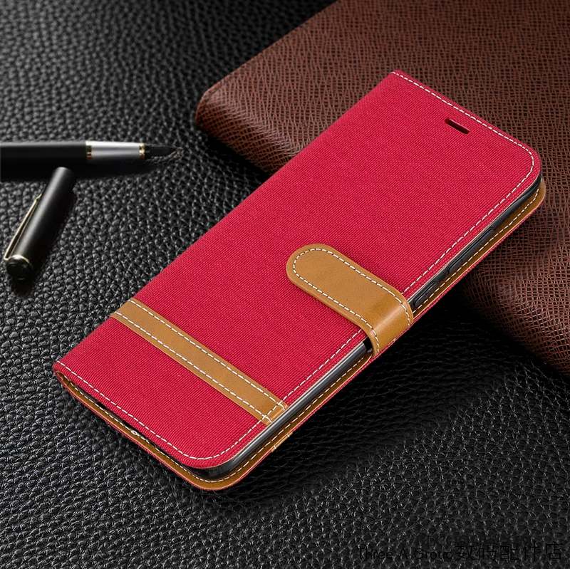 Redmi 8 Housse Carte Petit Étui En Cuir Business Coque De Téléphone