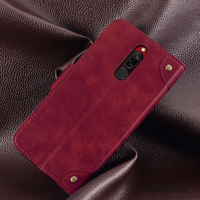 Redmi 8 Incassable Courte Silicone Fluide Doux Carte Coque