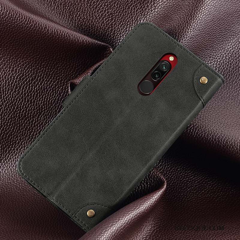 Redmi 8 Incassable Courte Silicone Fluide Doux Carte Coque