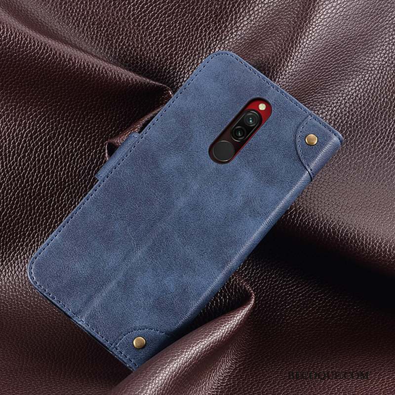 Redmi 8 Incassable Courte Silicone Fluide Doux Carte Coque