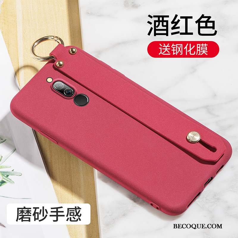 Redmi 8 Petit Membrane Tout Compris Coque De Téléphone Silicone Rouge