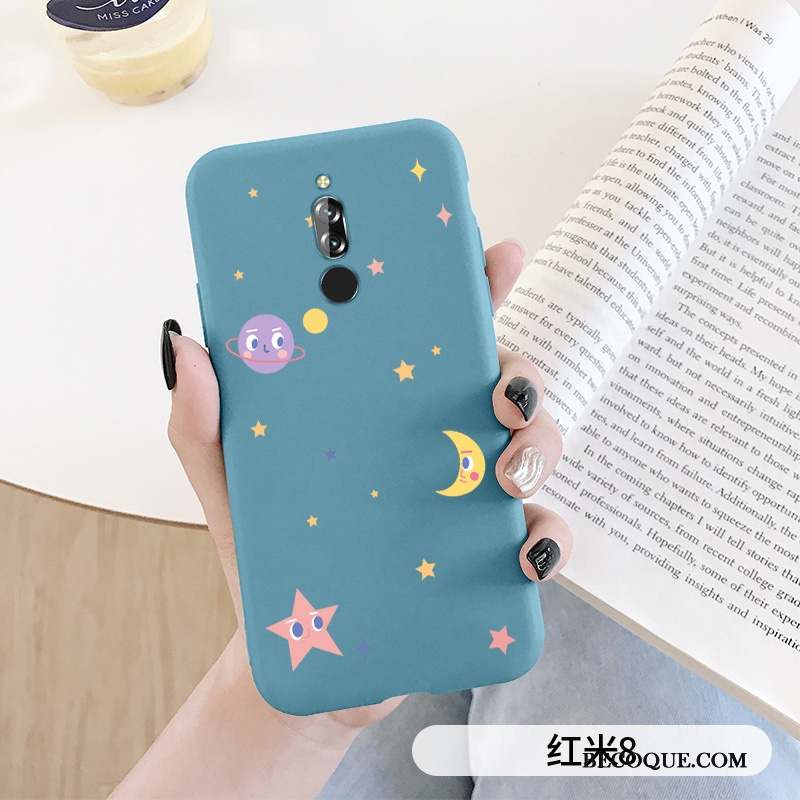 Redmi 8 Vert Coque De Téléphone Petit Incassable Silicone Amoureux