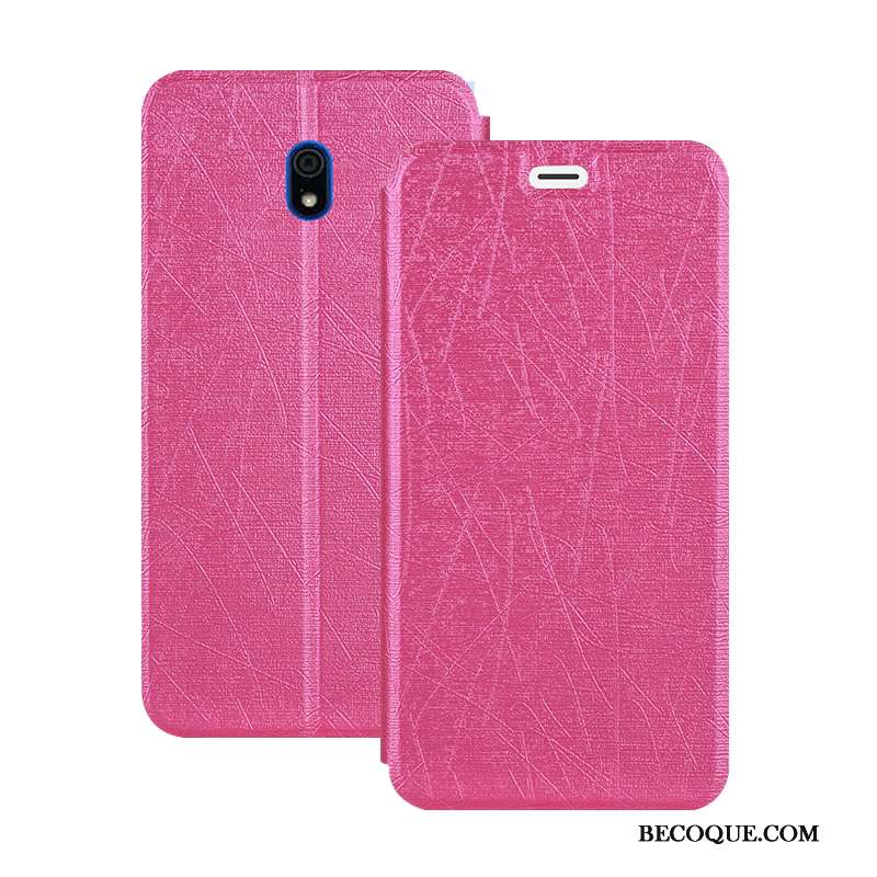 Redmi 8a Coque De Téléphone Fluide Doux Téléphone Portable Rouge Étui En Cuir Petit