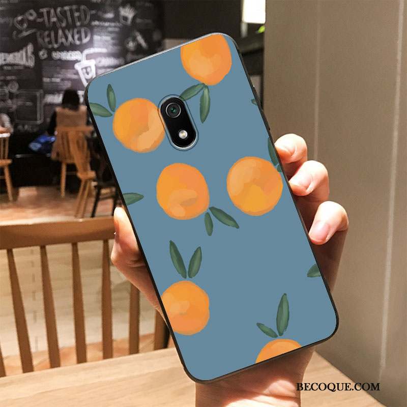 Redmi 8a Coque De Téléphone Marque De Tendance Silicone Charmant Délavé En Daim Petit