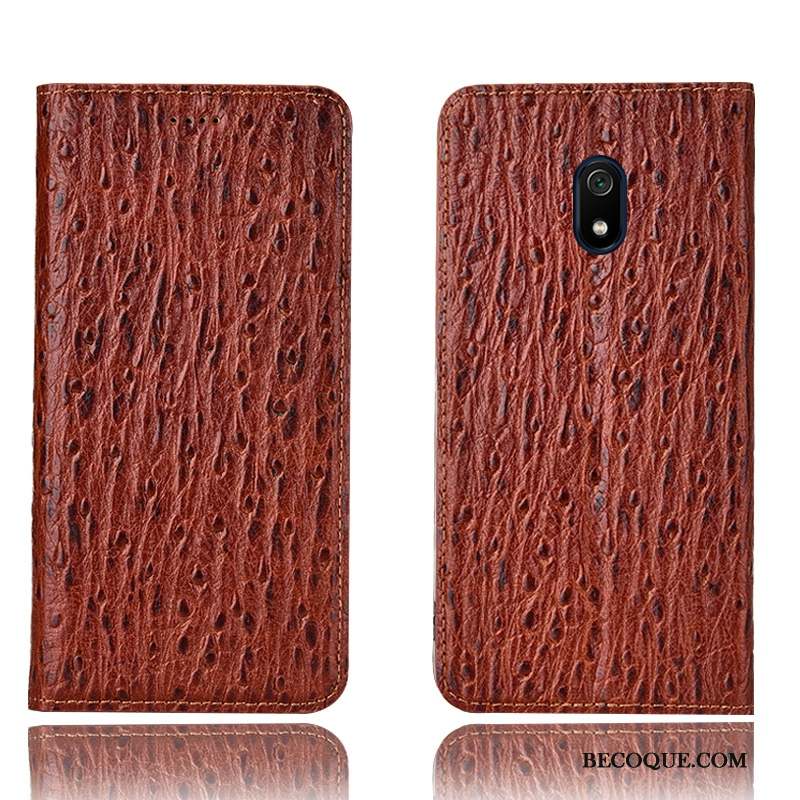 Redmi 8a Coque Housse Modèle Fleurie Protection Incassable Étui Rouge