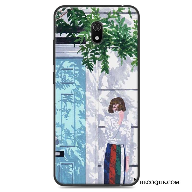 Redmi 8a Coque Protection Petit Rouge Vert Fluide Doux Tout Compris