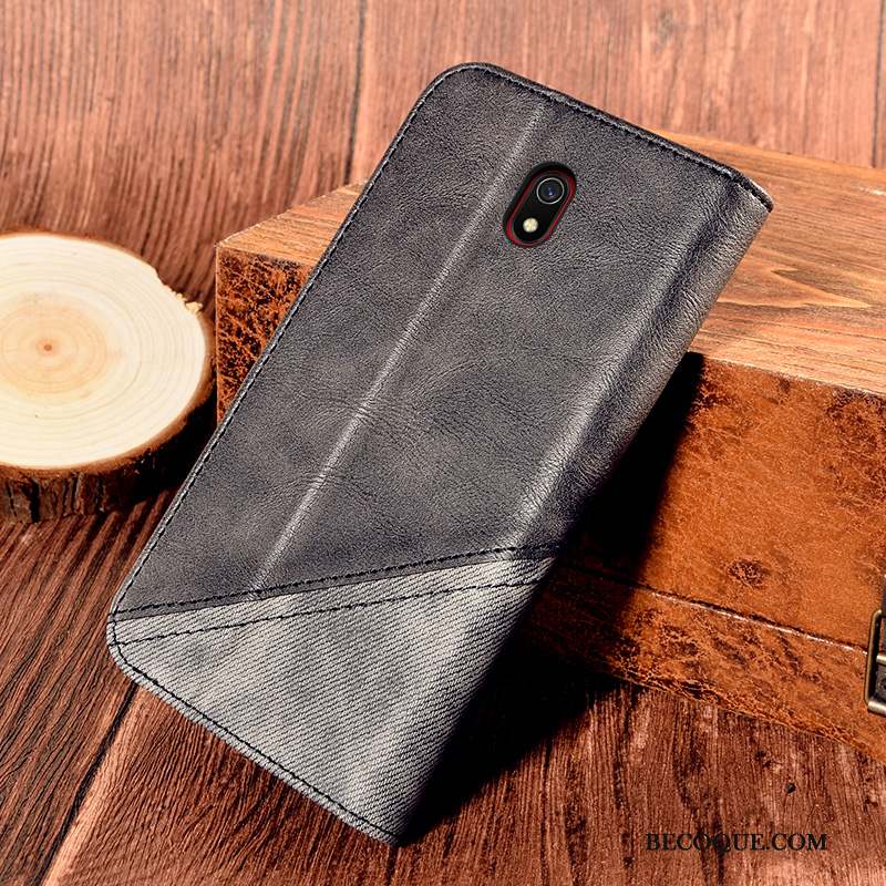 Redmi 8a Coque Étui En Cuir Fluide Doux Carte Jours Créatif Tout Compris