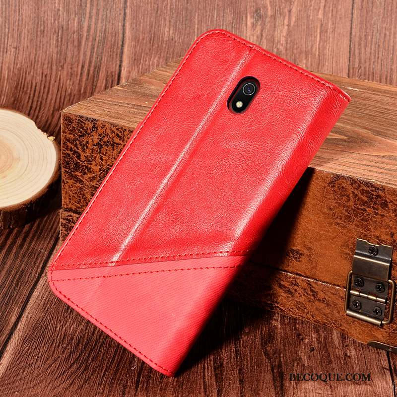 Redmi 8a Coque Étui En Cuir Fluide Doux Carte Jours Créatif Tout Compris