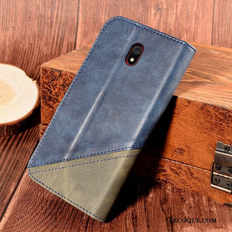 Redmi 8a Coque Étui En Cuir Fluide Doux Carte Jours Créatif Tout Compris