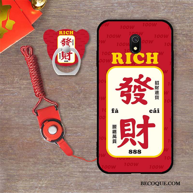 Redmi 8a Tendance Rouge Coque Tout Compris Nouveau Créatif