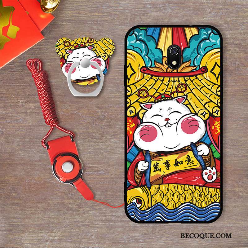 Redmi 8a Tendance Rouge Coque Tout Compris Nouveau Créatif