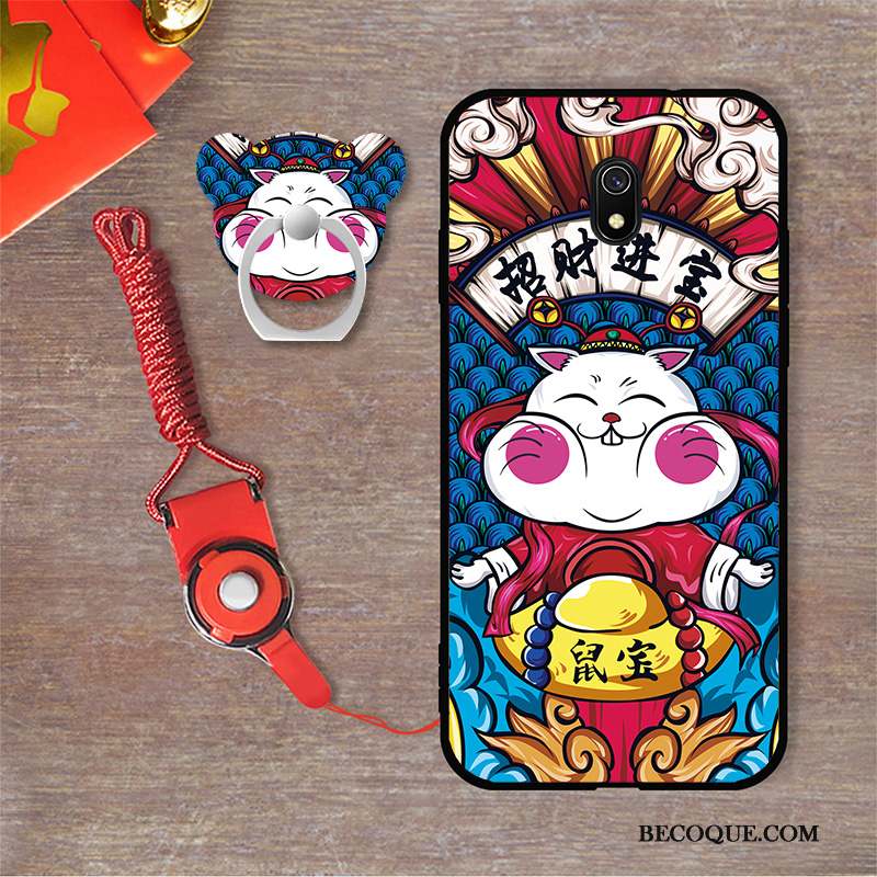 Redmi 8a Tendance Rouge Coque Tout Compris Nouveau Créatif