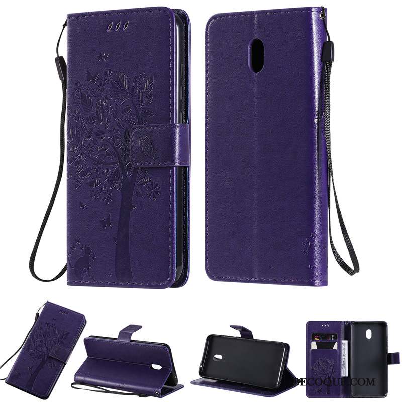 Redmi 8a Violet Tout Compris Coque De Téléphone Rouge Incassable Housse