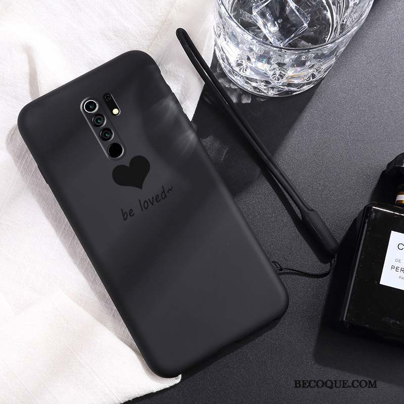 Redmi 9 Coque Amour Incassable Très Mince Ornements Suspendus Marque De Tendance Petit