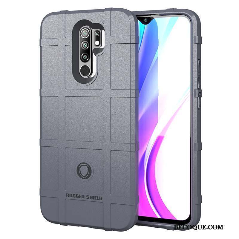 Redmi 9 Coque Créatif Tendance Délavé En Daim Téléphone Portable Fluide Doux Protection