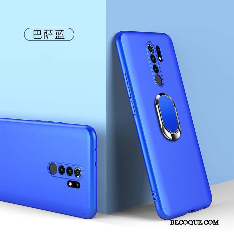 Redmi 9 Coque Protection Rouge Étui Tempérer Personnalité Très Mince