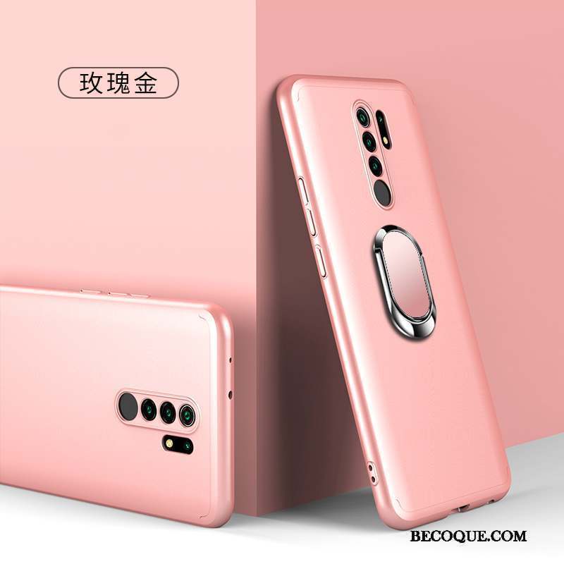 Redmi 9 Coque Protection Rouge Étui Tempérer Personnalité Très Mince