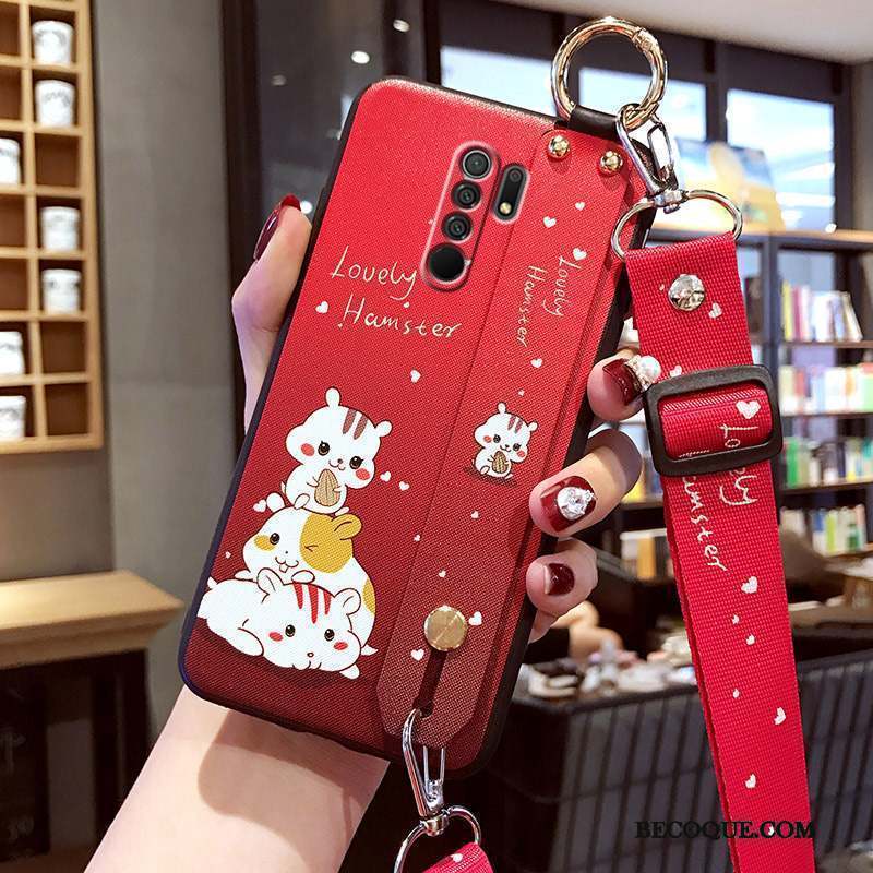 Redmi 9 Dessin Animé Net Rouge Étui Nouveau Coque De Téléphone Silicone