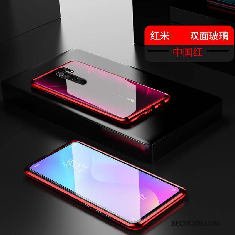 Redmi 9 Housse Coque De Téléphone Étui Transparent Magnétisme Incassable