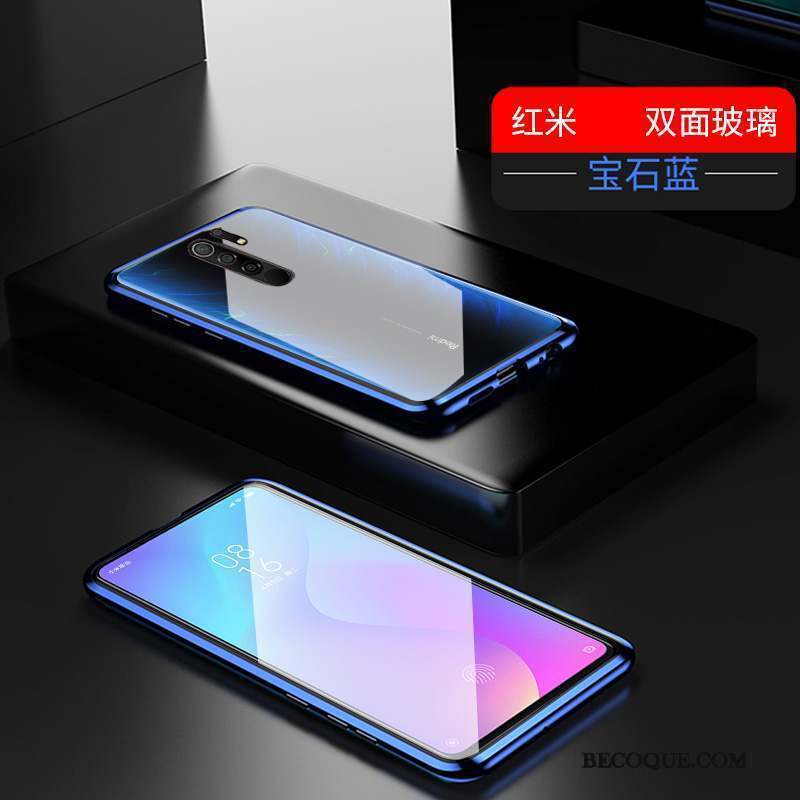 Redmi 9 Housse Coque De Téléphone Étui Transparent Magnétisme Incassable