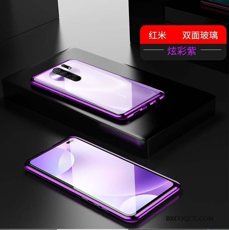 Redmi 9 Housse Coque De Téléphone Étui Transparent Magnétisme Incassable