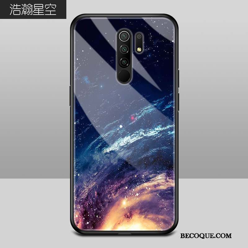 Redmi 9 Silicone Personnalité Coque Verre Mode Tout Compris