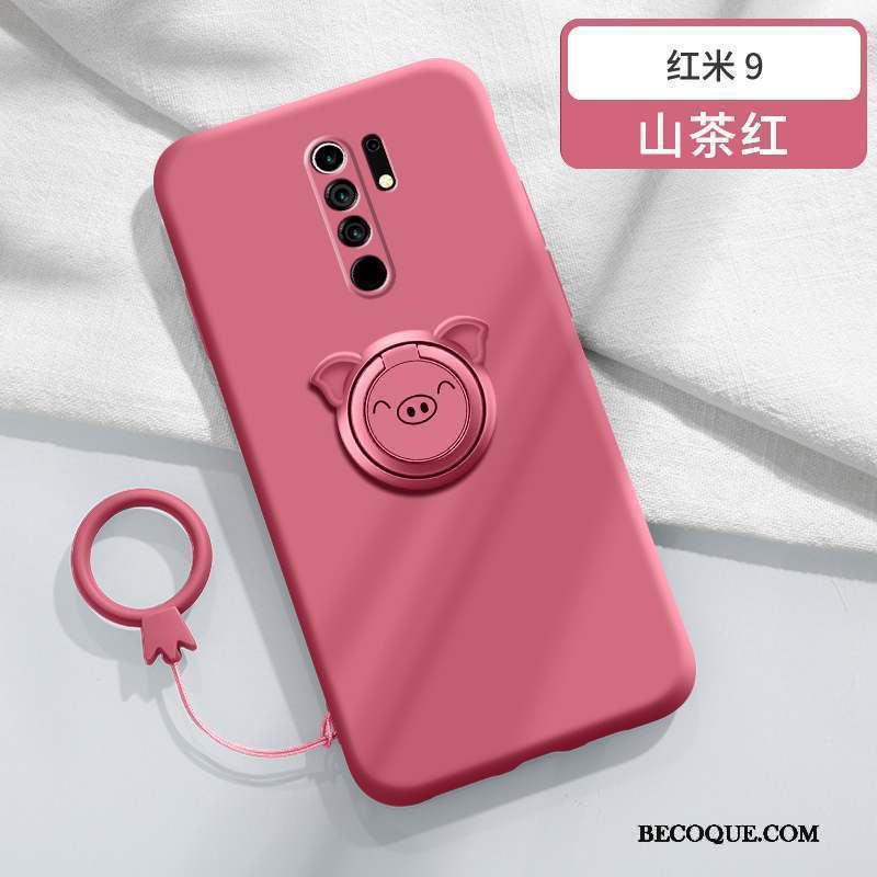 Redmi 9 À Bord Coque De Téléphone Amoureux Violet Incassable Silicone